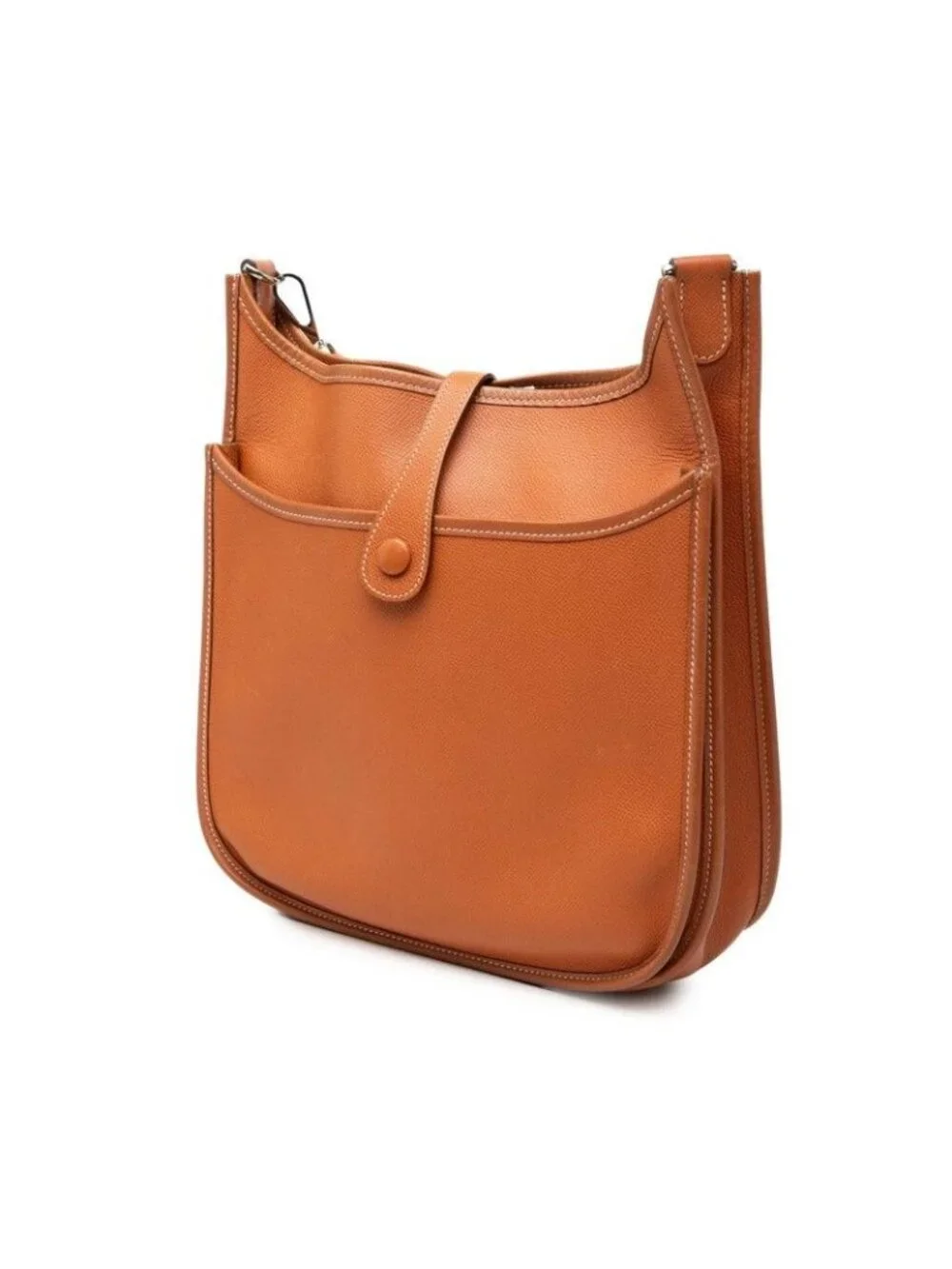 Hermes Evelyne 2 PM Crossbody Shoulder Bag Brown Taurillon Clemence